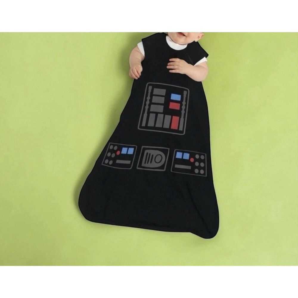 STAR WARS Darth Vader Wearable Zipper BABY BLANKET Lambs & Ivy Medium 6-12 Month